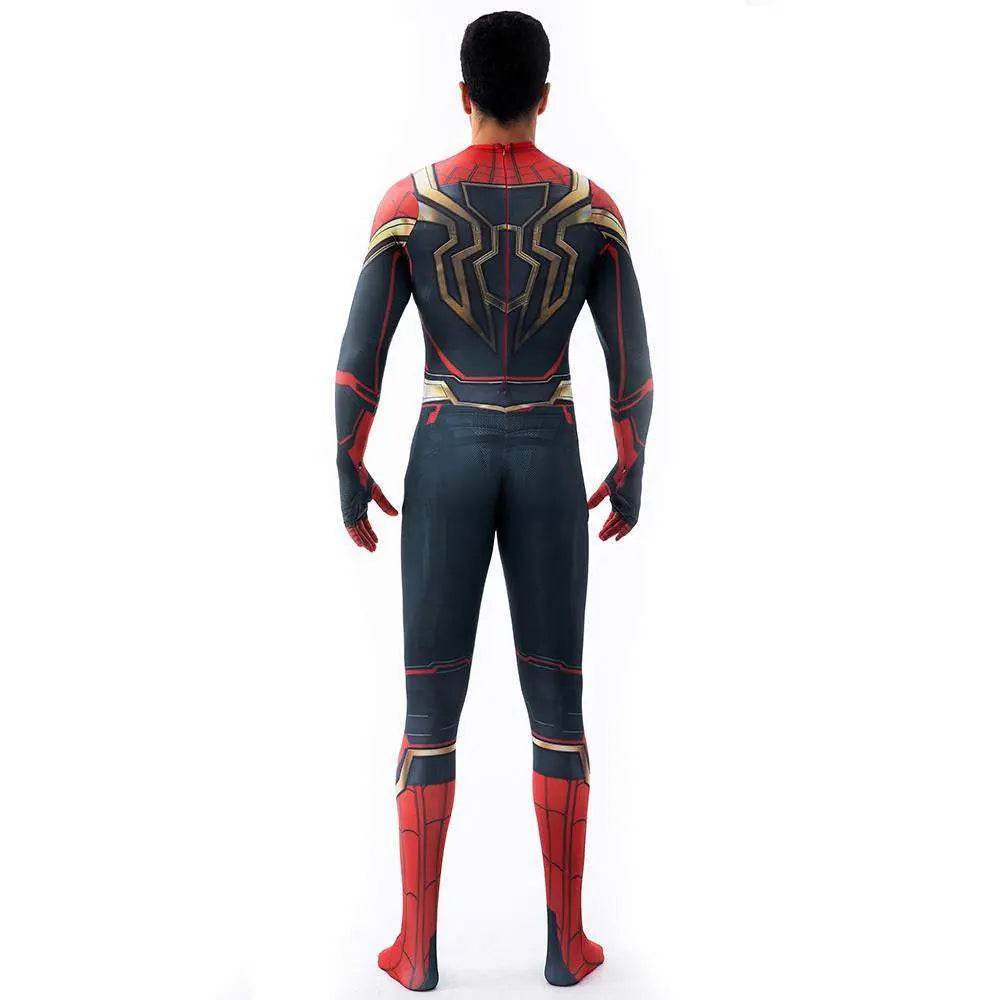 Iron Spider-Man No Way Home Peter Benjamin Parker Costume Cosplay Jumpsuit Halloween - zzcosplay