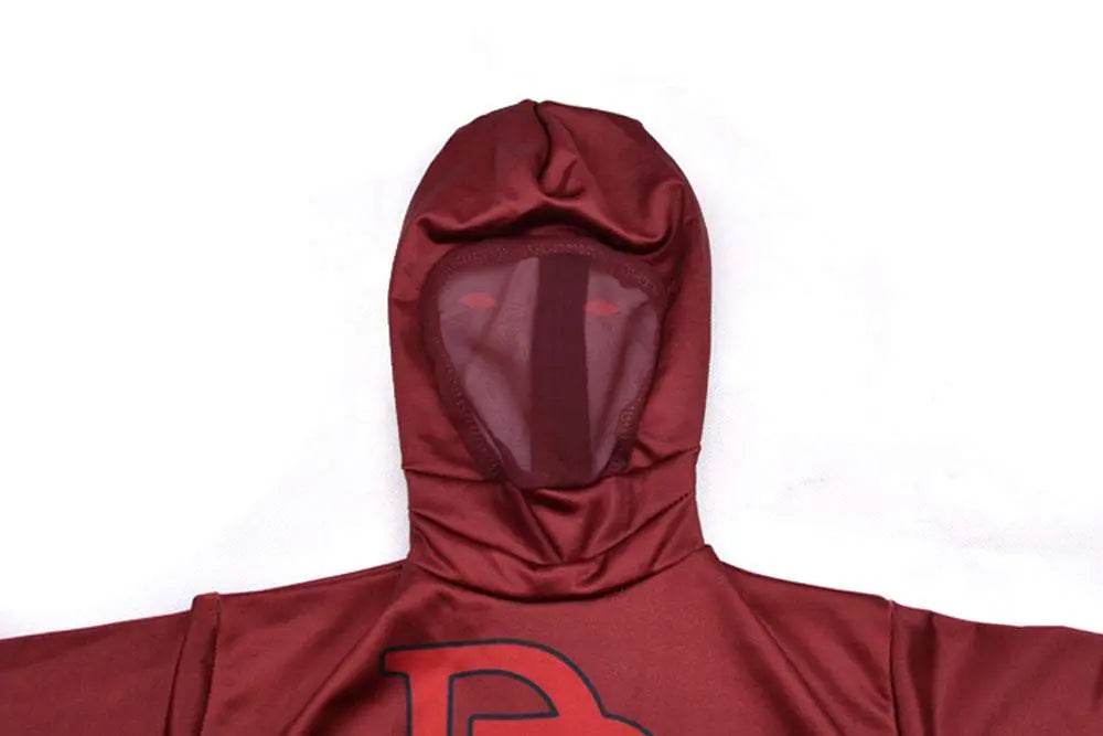 Kids Daredevil Zentai Costume Superhero Cosplay Party Spandex Bodysuit - zzcosplay