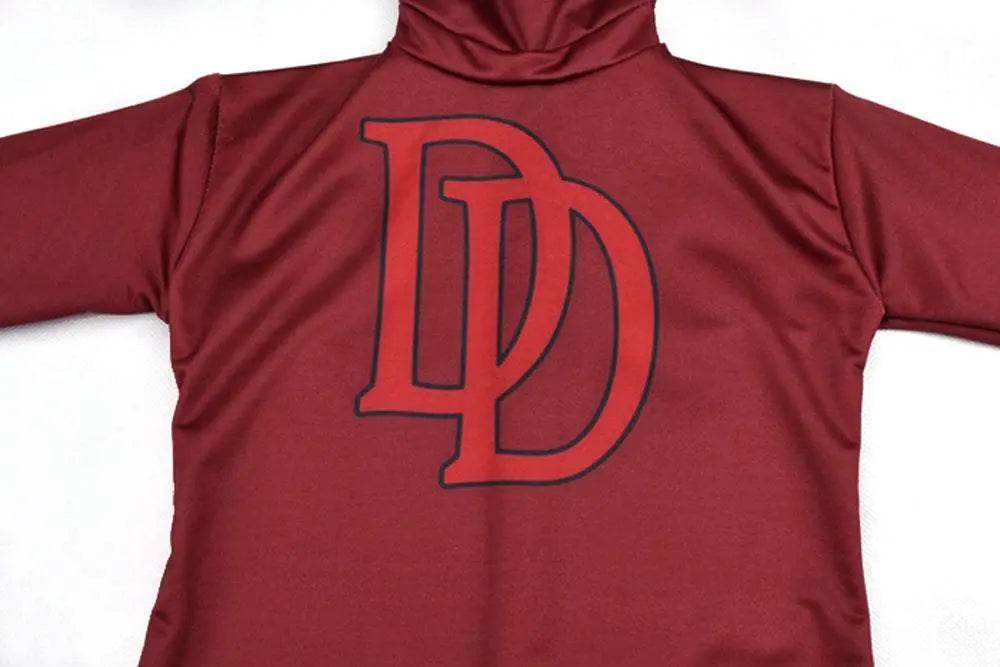 Kids Daredevil Zentai Costume Superhero Cosplay Party Spandex Bodysuit - zzcosplay