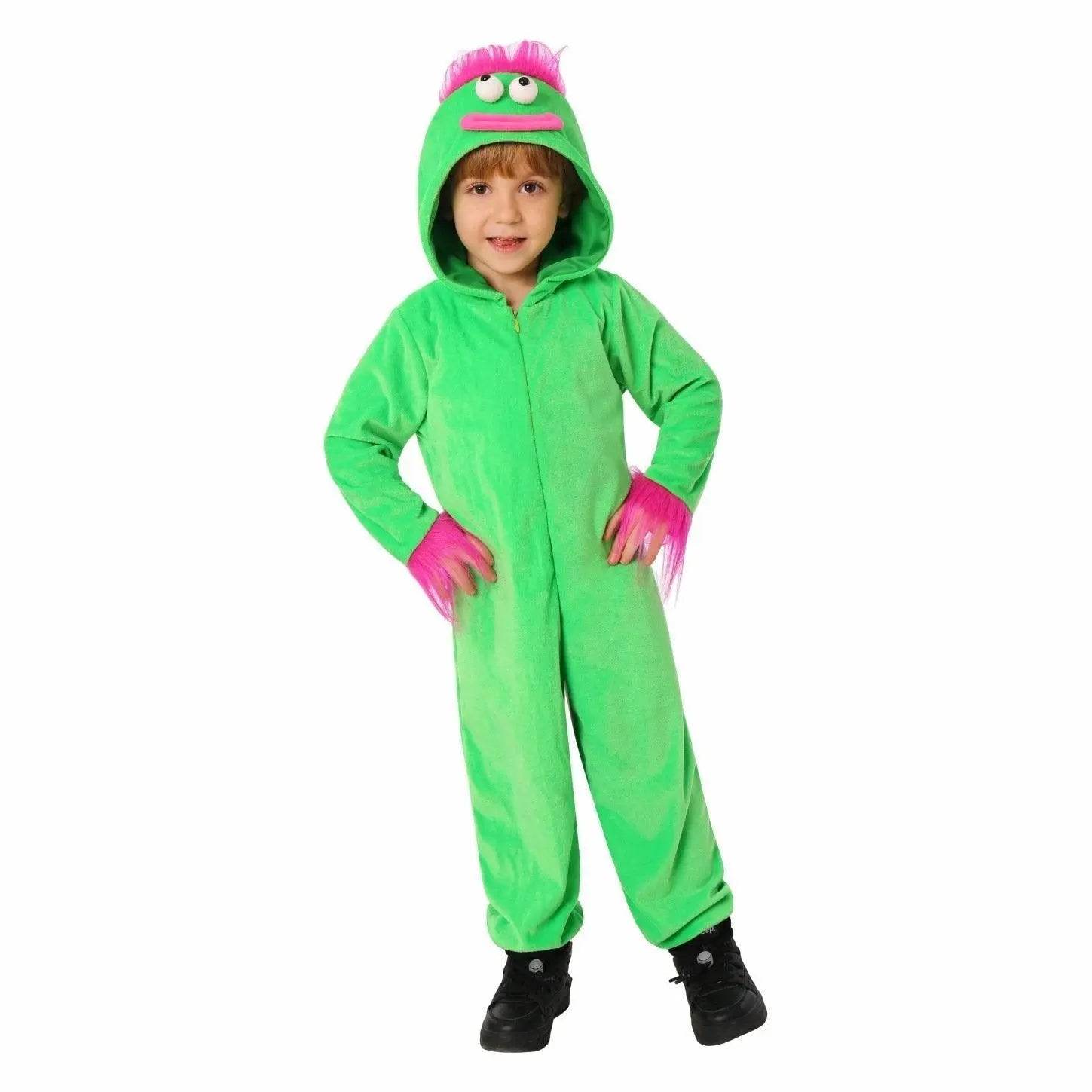 Kids Green Ugly Doll Jumpsuit Party Cosplay Costumes Halloween - zzcosplay