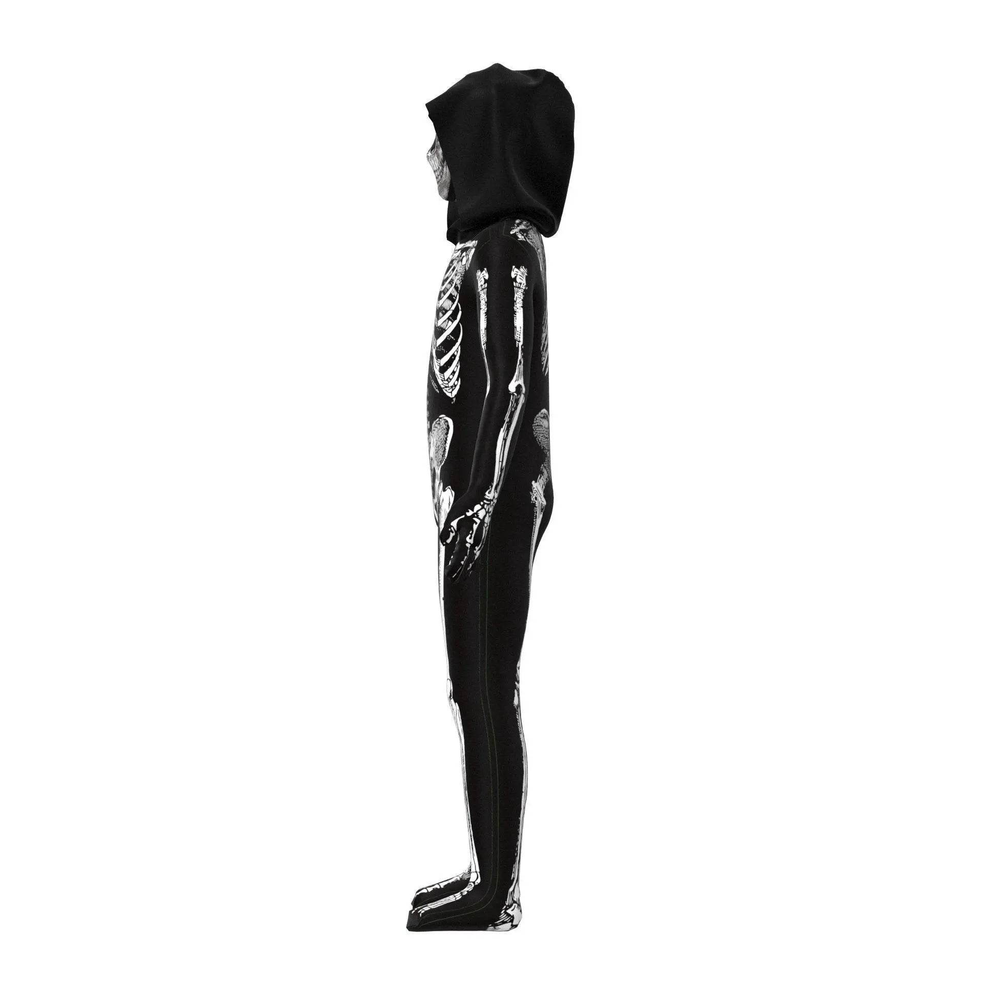 Kids Horror Skull Zentai Jumpsuit Costumes Halloween Carnival Cosplay - zzcosplay