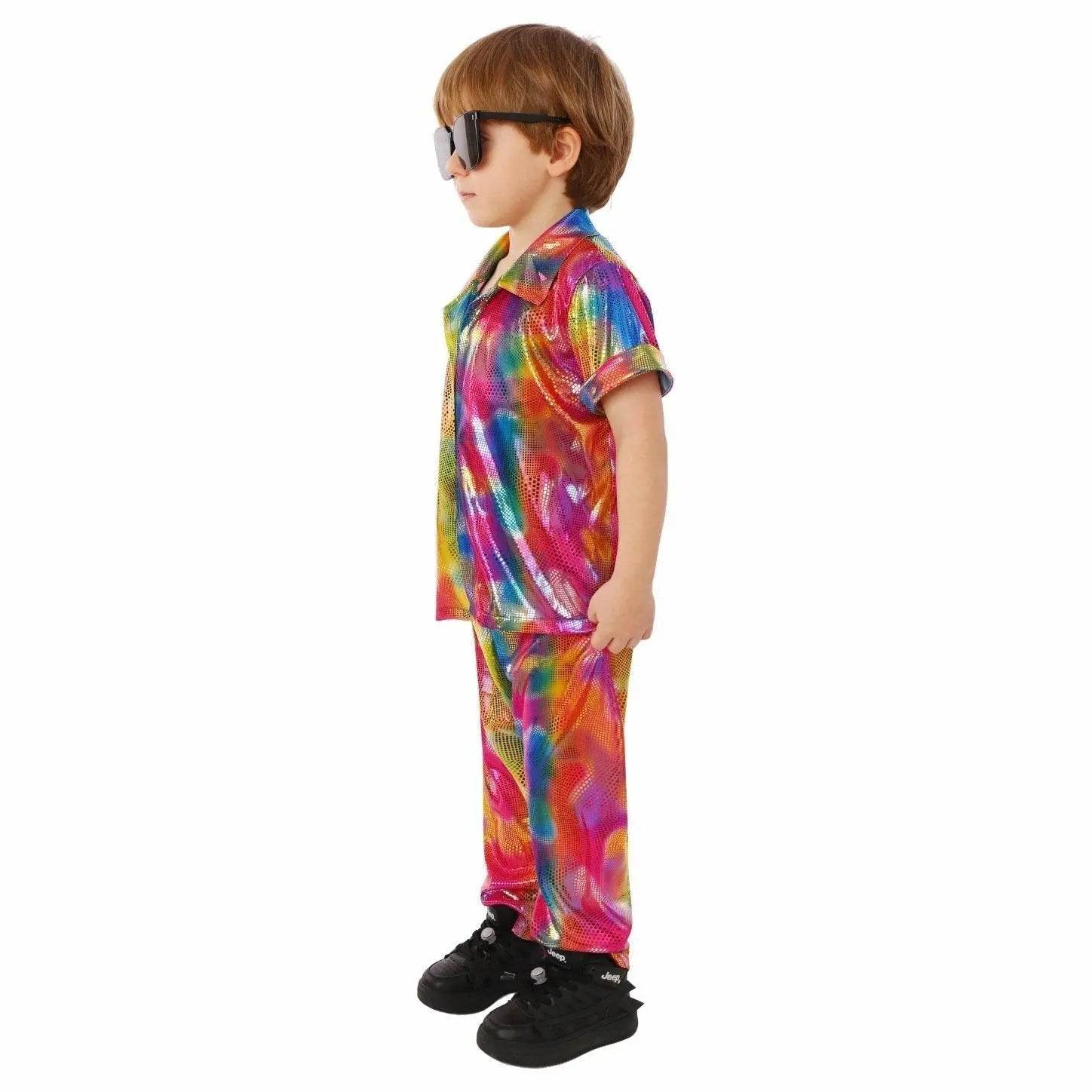 Kids Punk Style Halloween Costume Campus Role Play and Stage Performance Outfit - zzcosplay