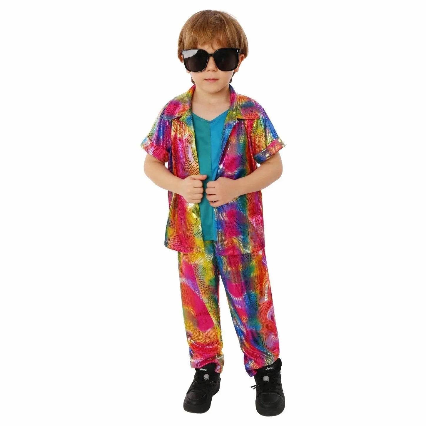 Kids Punk Style Halloween Costume Campus Role Play and Stage Performance Outfit - zzcosplay
