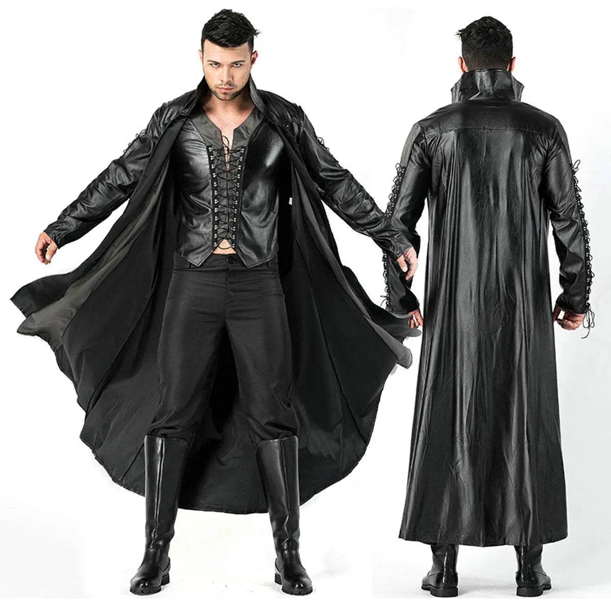 Men Vampire Cosplay Costume for Halloween Party Stage Performance - zzcosplay
