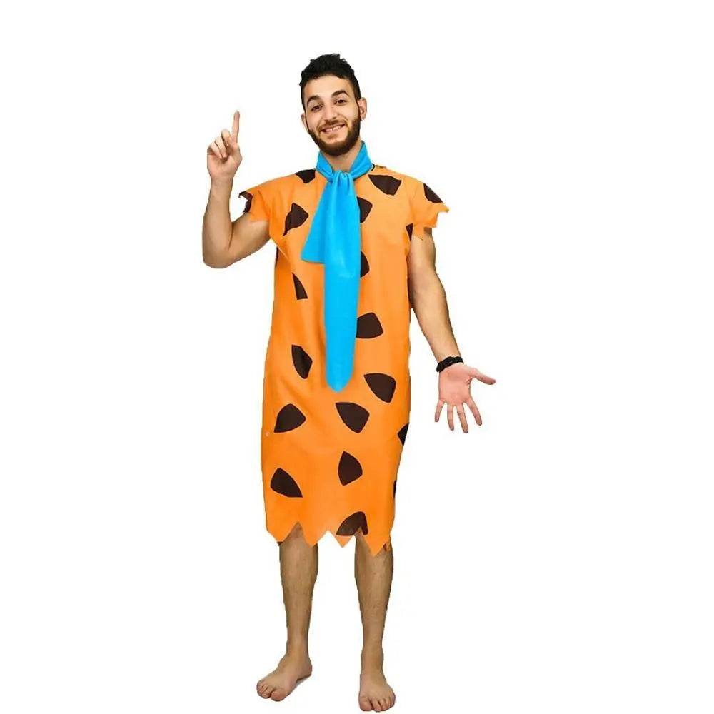 Men Wilma Flintstone Outfits Cosplay Costume Halloween Adults Kids - zzcosplay