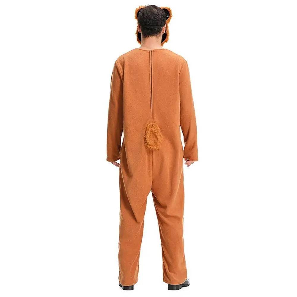 Mr. Smiling Bear Animal Adult Jumpsuit Cosplay Costume Carnival - zzcosplay