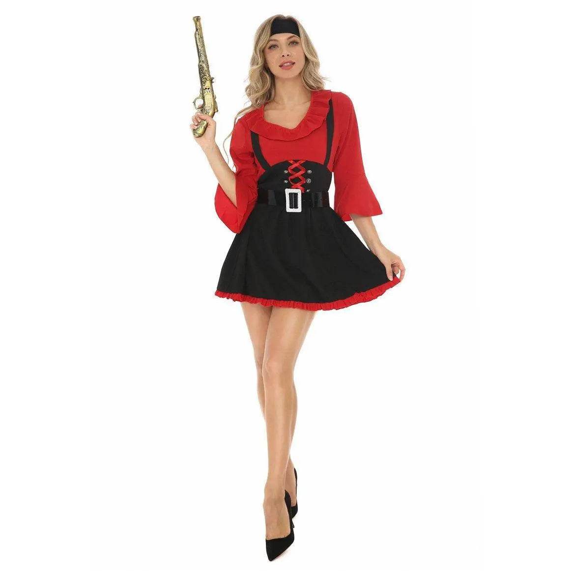 Pirate Outfit Vintage Cosplay Costume Halloween Carnival Female - zzcosplay