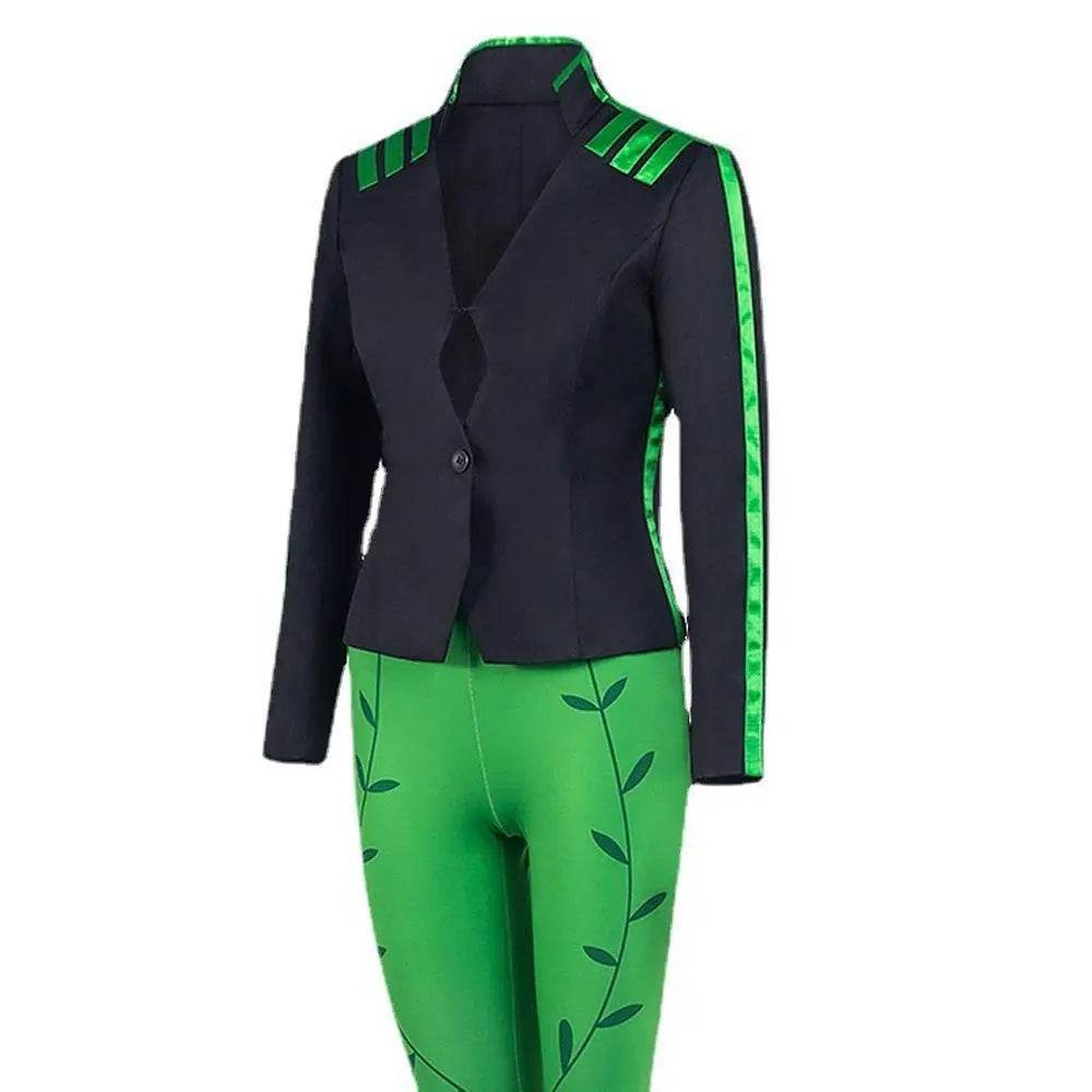 Poison Ivy Cosplay Costume Harley Quinn Outfits Halloween Carnival Dress Up Suit Outfit For Women - zzcosplay