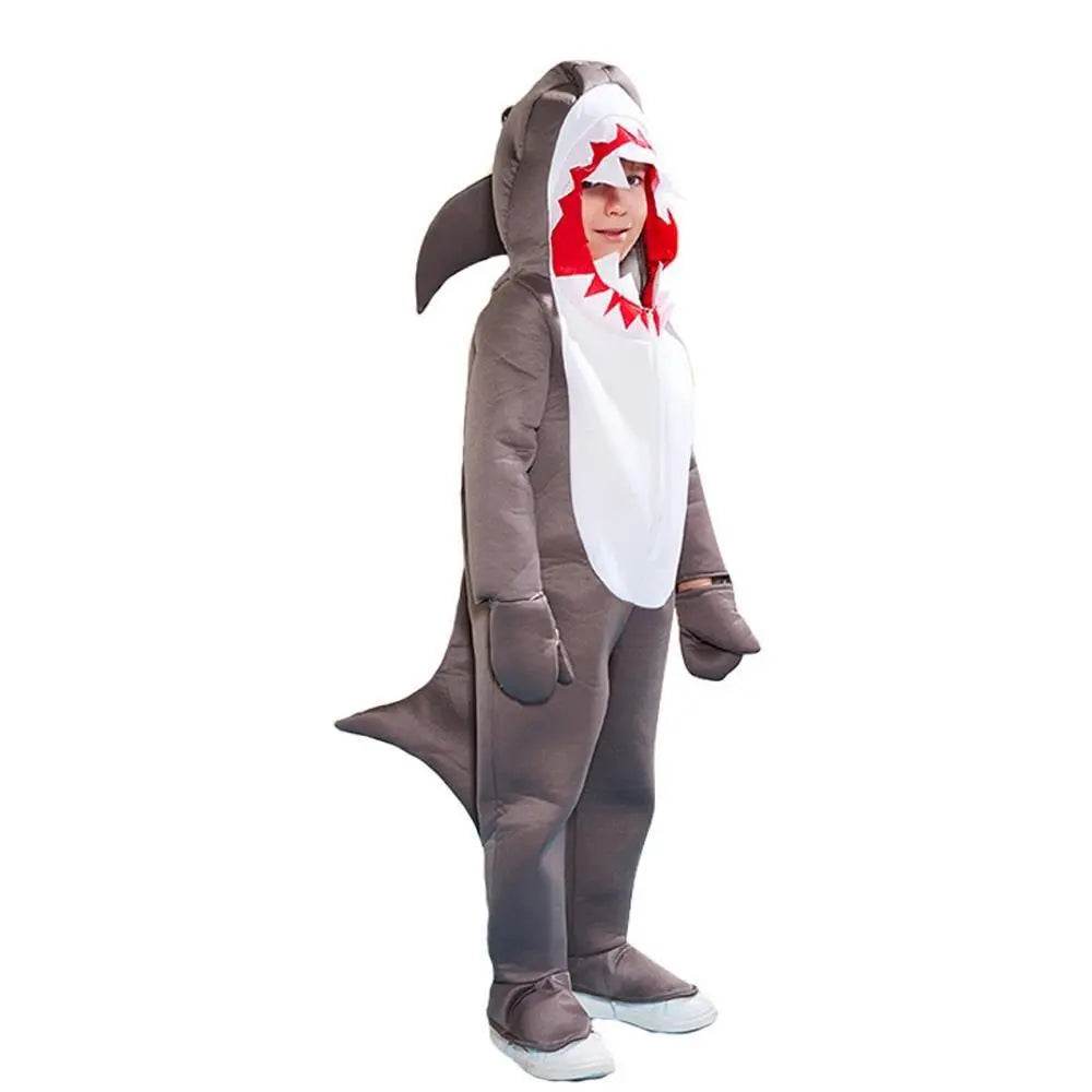 Sea Life Shark Child Jumpsuit Costume Party kids Cosplay Halloween - zzcosplay