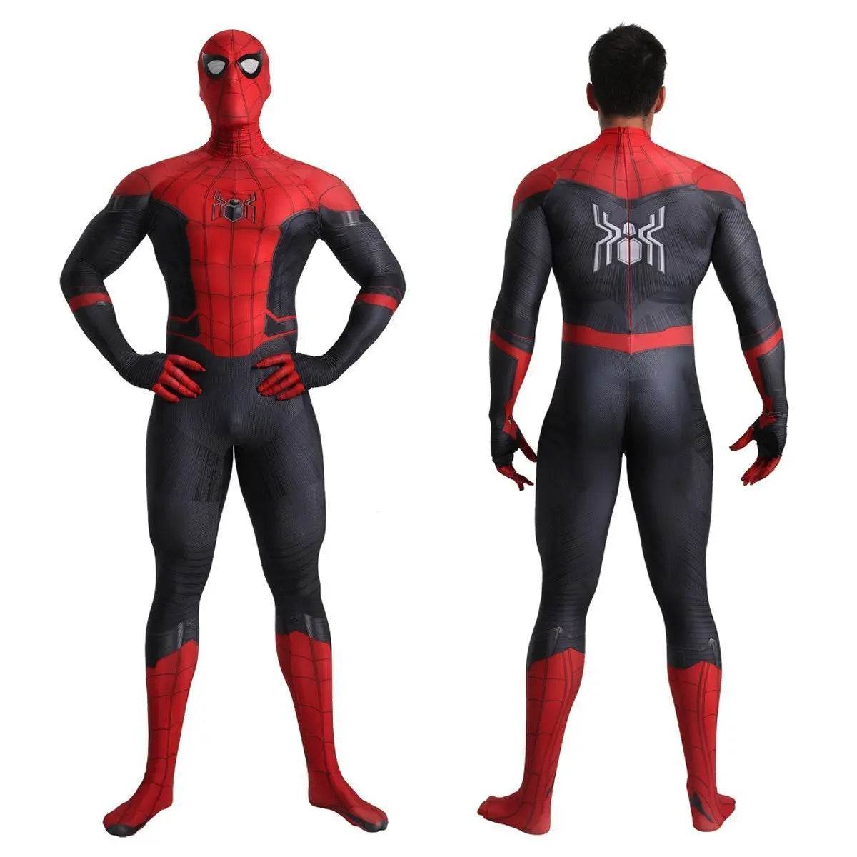 Spider-Man Far From Home Peter B Parker Cosplay Costume Halloween Outfits Bodysuit For Adult Kids - zzcosplay