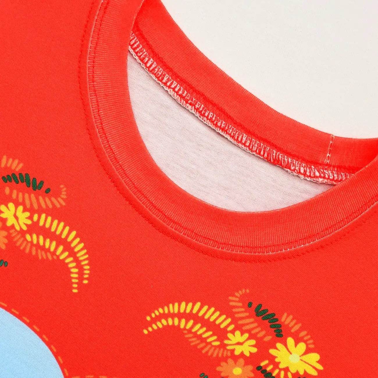 Spirit Lucky Costumes Sets Short Sleeve Trousers Two Piece Set for Girls - zzcosplay