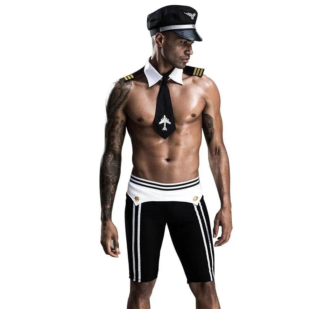 Stag do Police Pilot Party Costume Nightclub Uniform - zzcosplay
