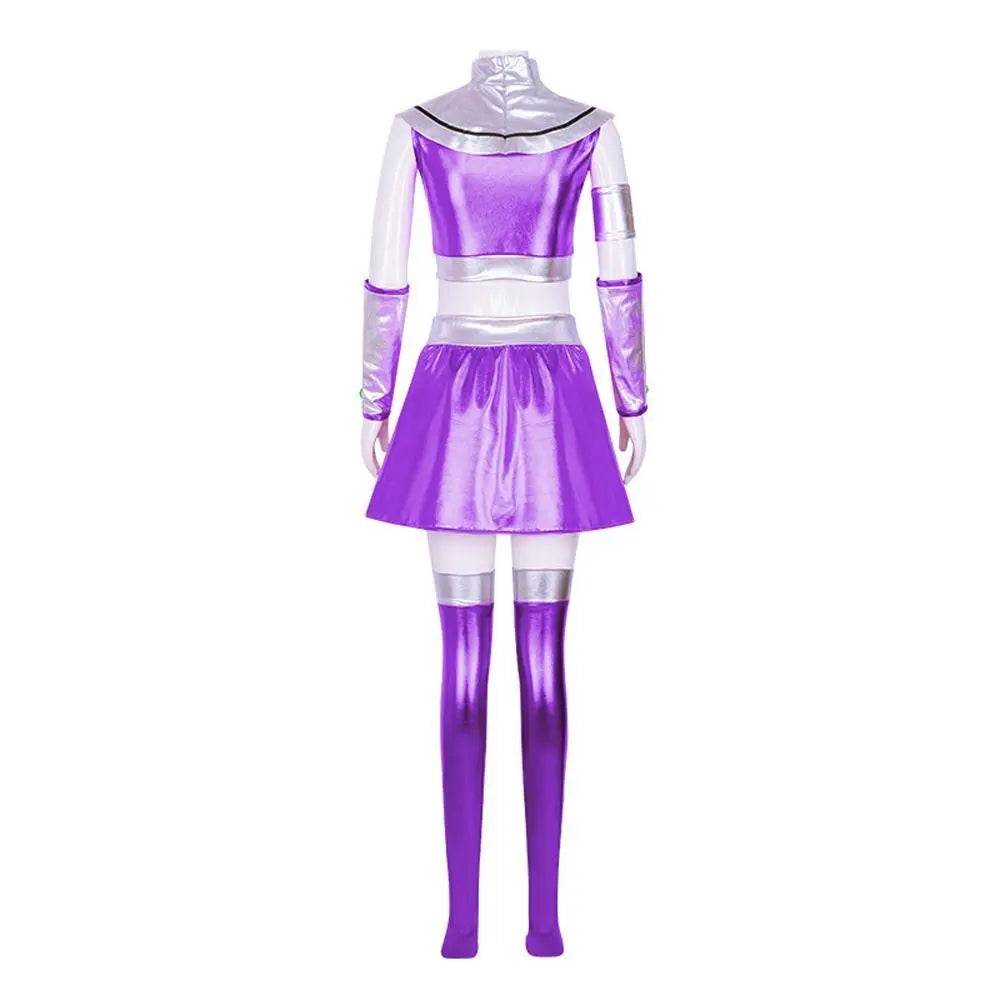 Teen Titans Cosplay Costume Princess Koriand'r Anime Suit Outfit Sets Up For Adults - zzcosplay