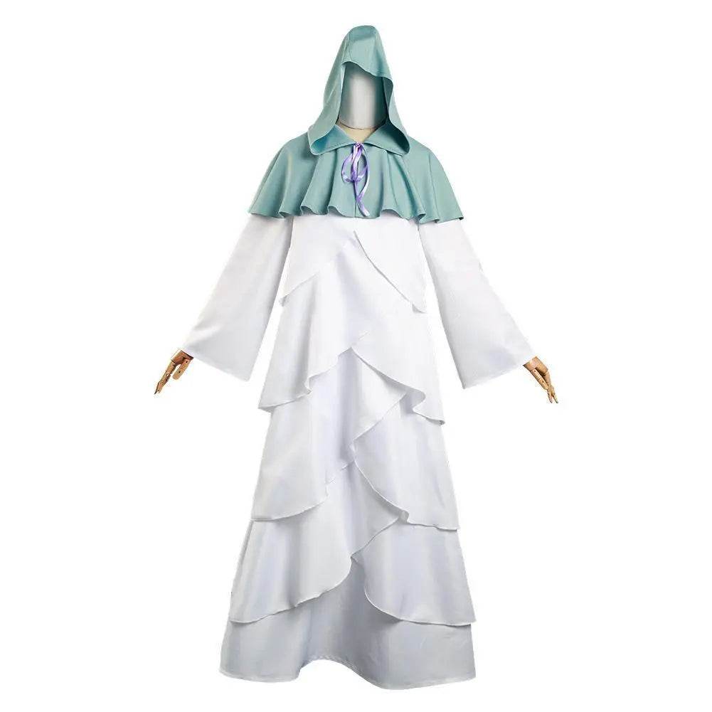 The Promised Neverland Mujika Cosplay Costume Long Robe Cloak Halloween Cape Carnival Outfit for Adults - zzcosplay