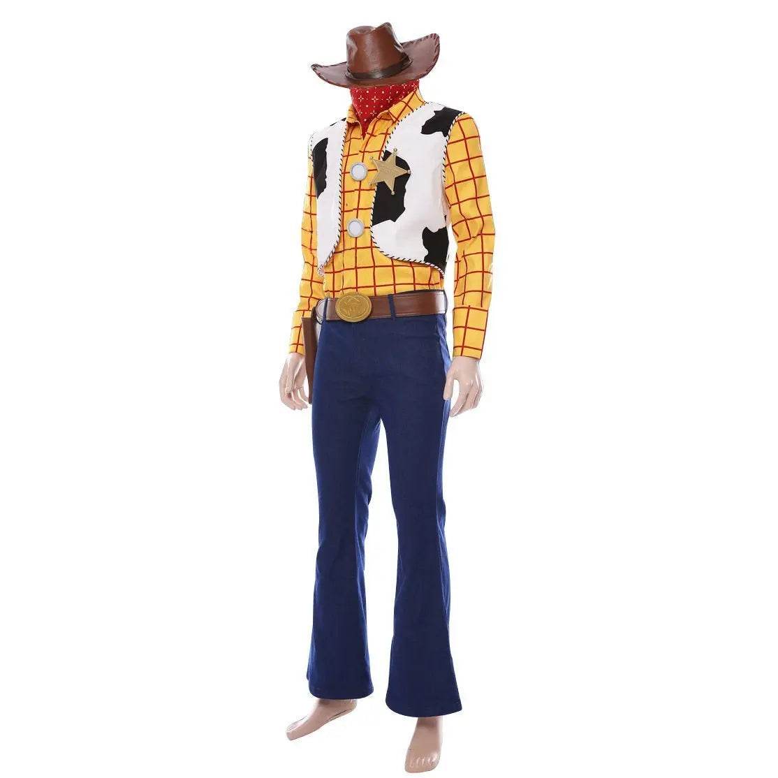 Toy Story 4 Woody Costume Full All set Halloween For Men Adult - zzcosplay