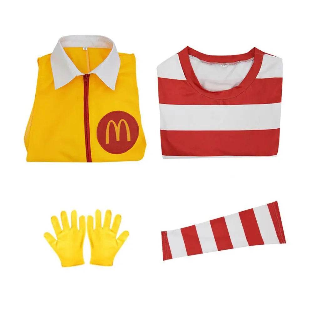 Uncle Ronald McDonald's Cos Costume Cosplay Uniform jumpsuits - zzcosplay