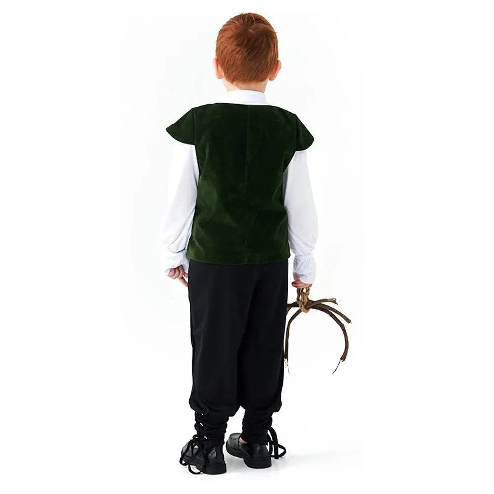 Vampire renaissance victorian pirate costume knight Children Halloween carnival for kids - zzcosplay