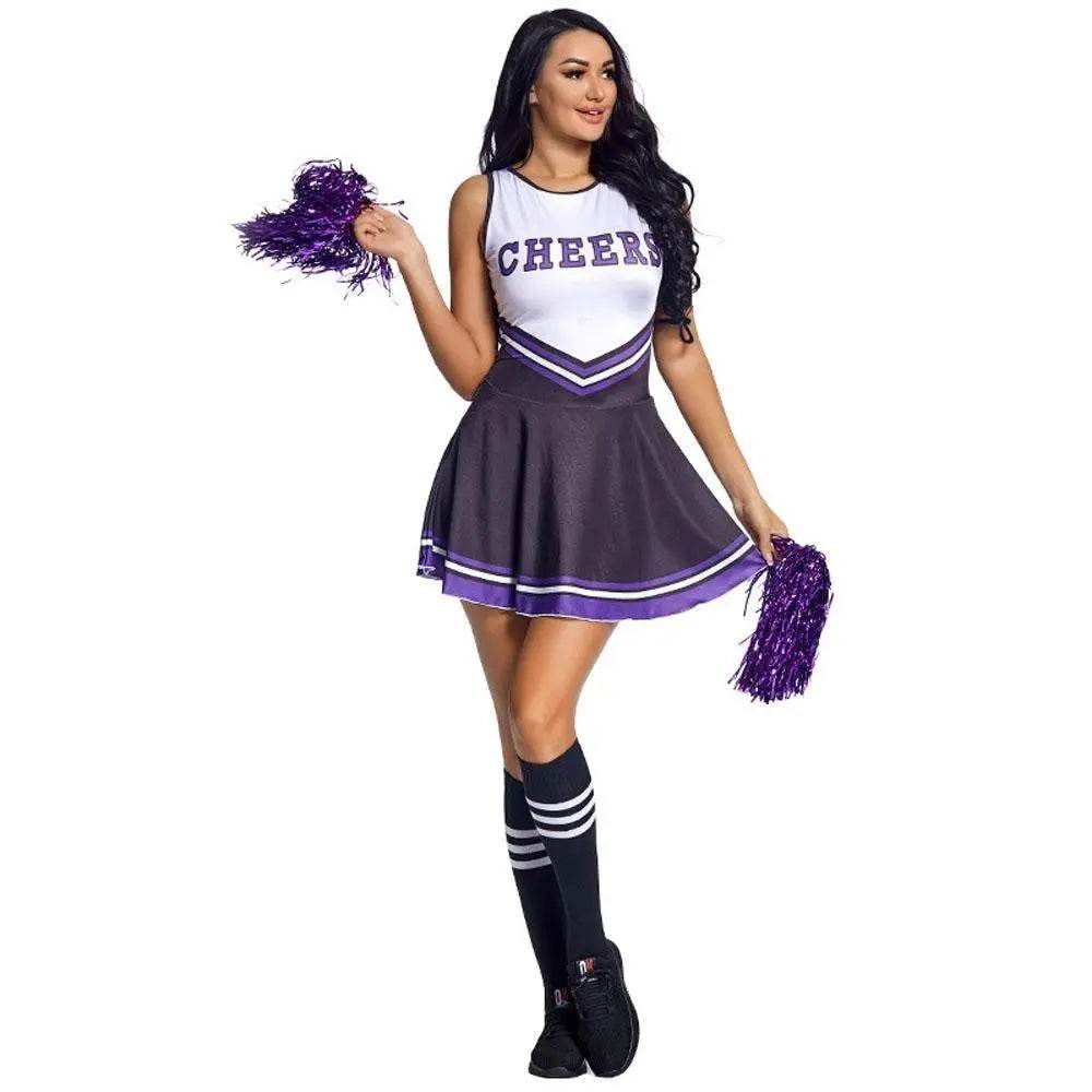 World Cup cheerleaders uniforms Costume football baby with socks - zzcosplay