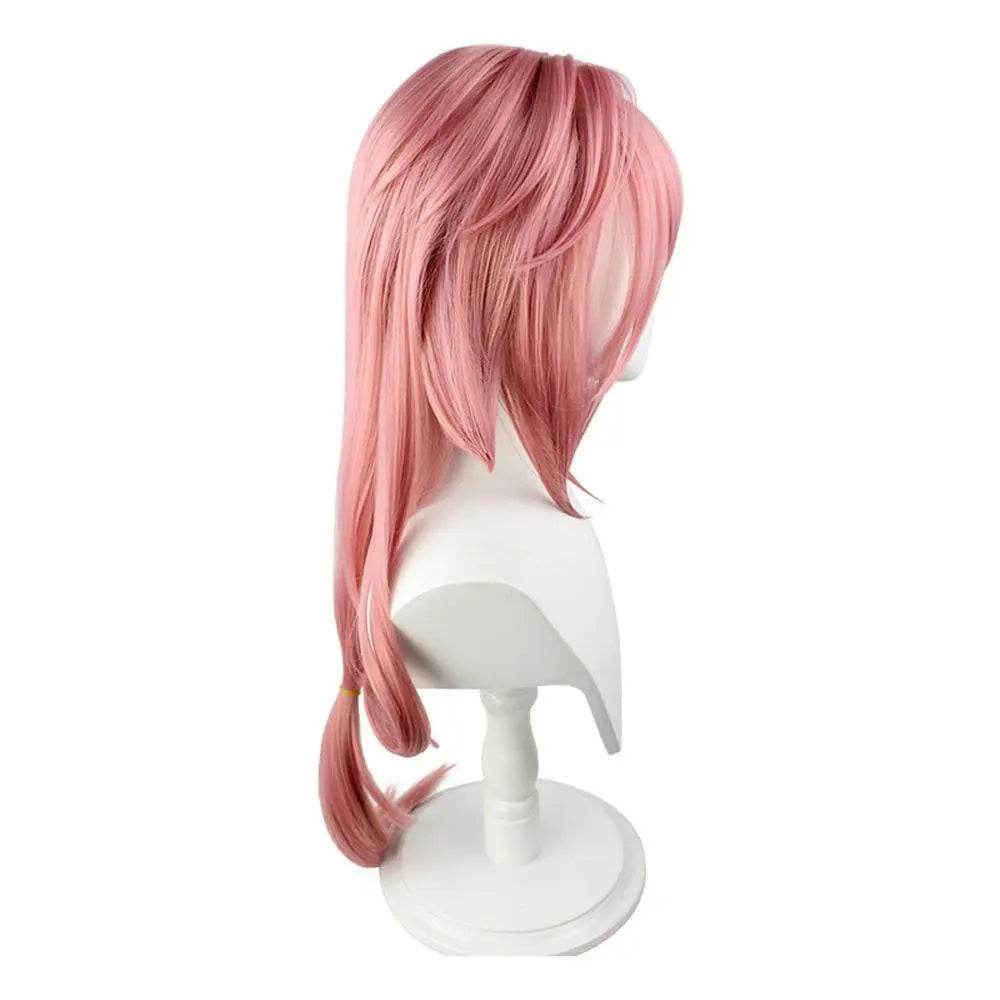 Yae Miko Wig Genshin Impact Pink side upturned cosplay long Wigs for women - zzcosplay