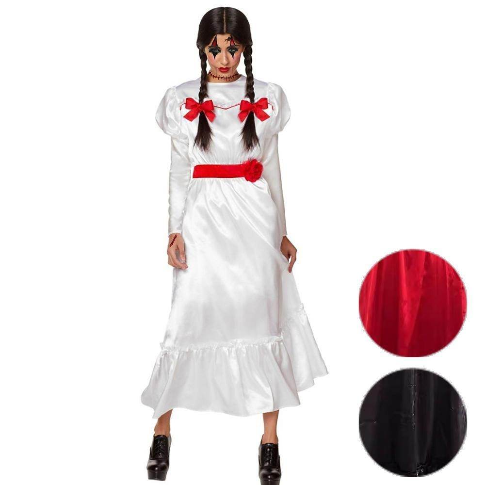 Adult Tiffany Wedding Dress Costume Bride of Chucky Halloween - zzcosplay