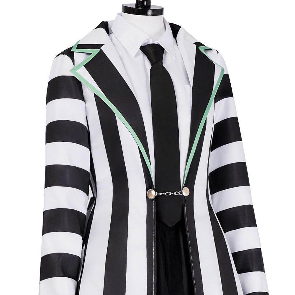 Beetlejuice Adult Kids Blazer Dress Costume For Women Girl - zzcosplay