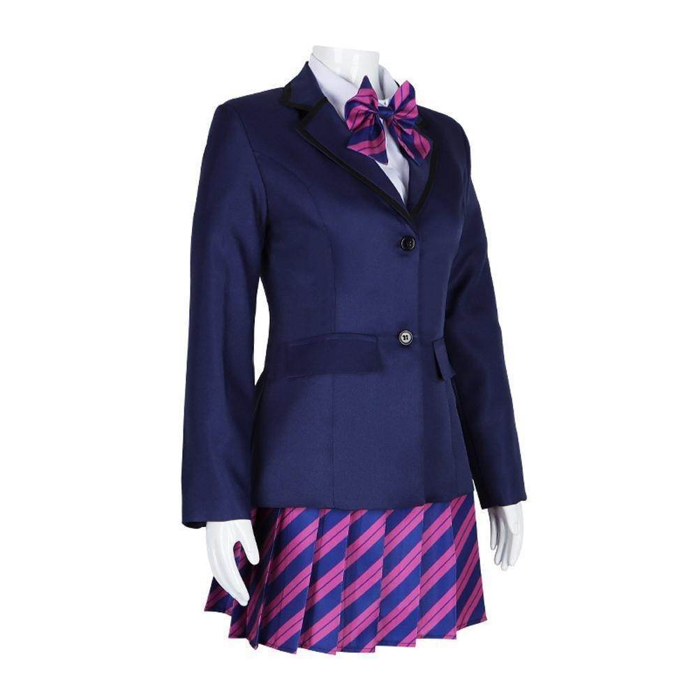 Can't Communicate Uniform Dress Cosplay Costume Skirt Outfit Anime Halloween Shirt Coat with Tie for Women - zzcosplay