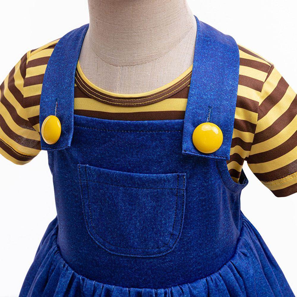 Despicable Me Agnes Costume Cosplay Dress Halloween Party Outfit - zzcosplay