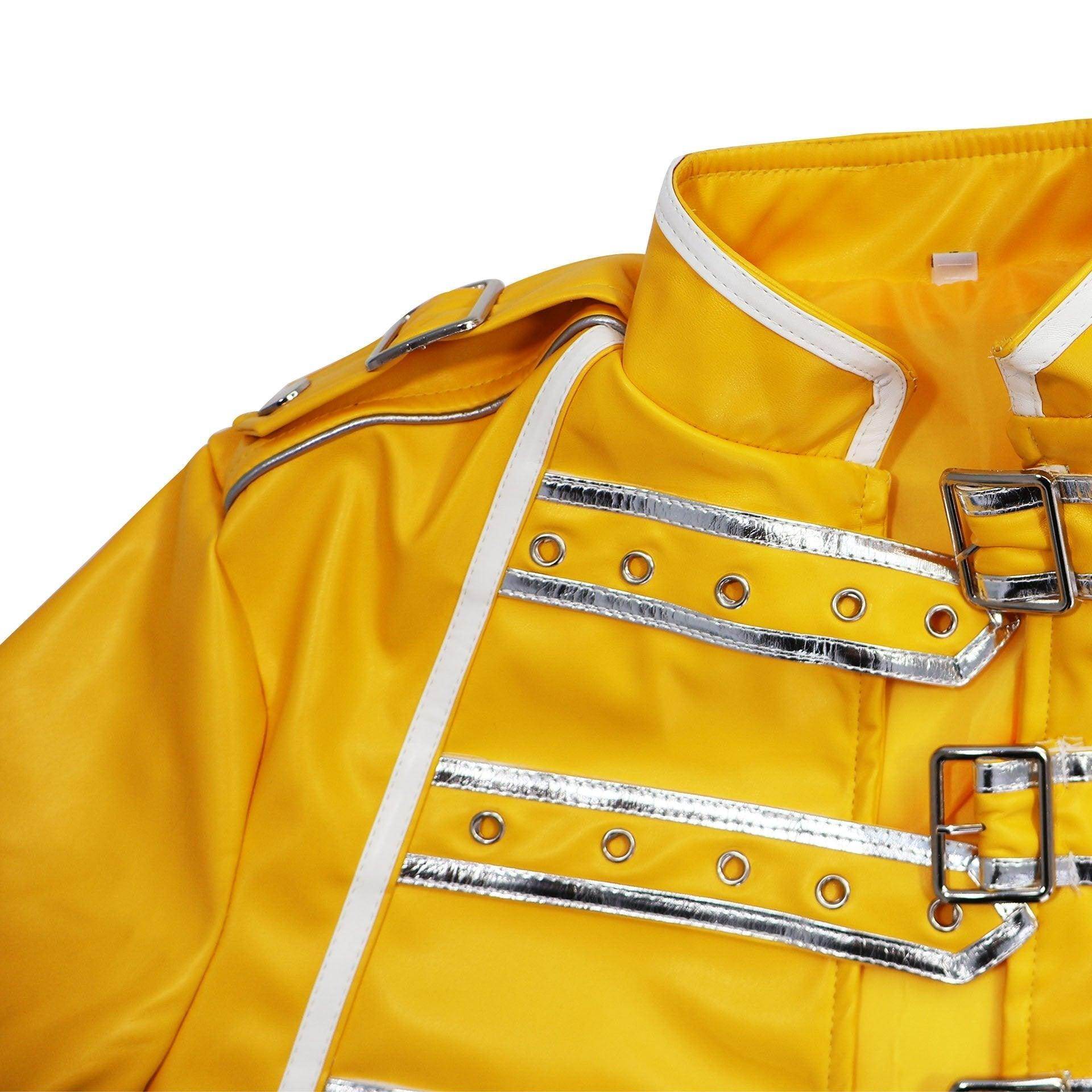 Freddie Mercury Cosplay Costume Queen's Lead Singer Outfit for Adults - zzcosplay