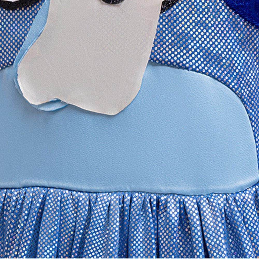 Girls' Bluey Princess Dress Costume Cartoon Print Cosplay Tutu for Kids - zzcosplay