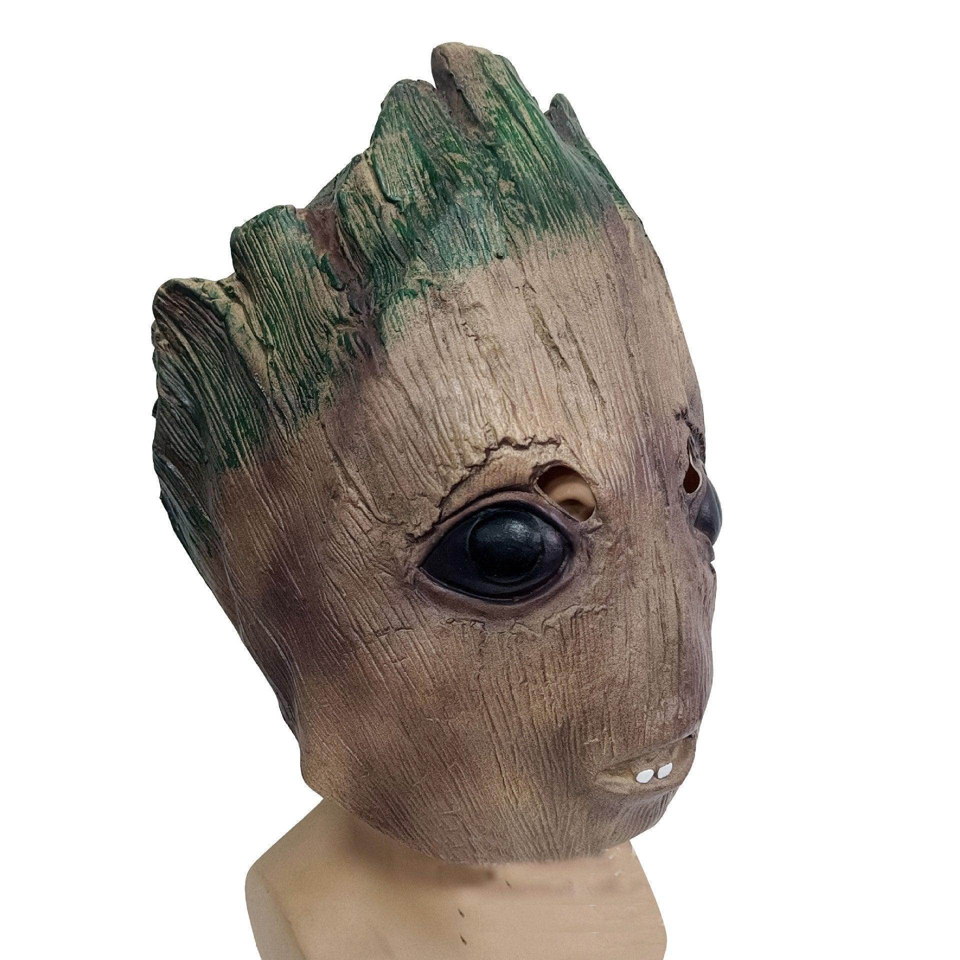 Guardians of the Galaxy Groot Mask latex Halloween - zzcosplay