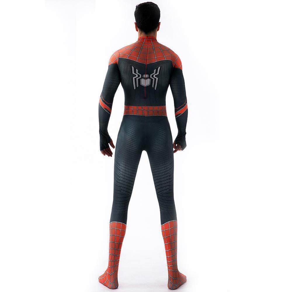 Halloween Cosplay Peter B Parker Spiderman Jumpsuit Superhero Tights Costume Suit Zentai For Adult Kids - zzcosplay