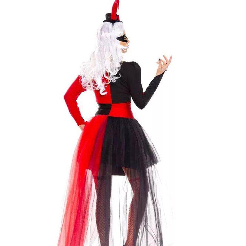 Harley quinn costume Women Dress Hallloween Masquerade circus costumes - zzcosplay