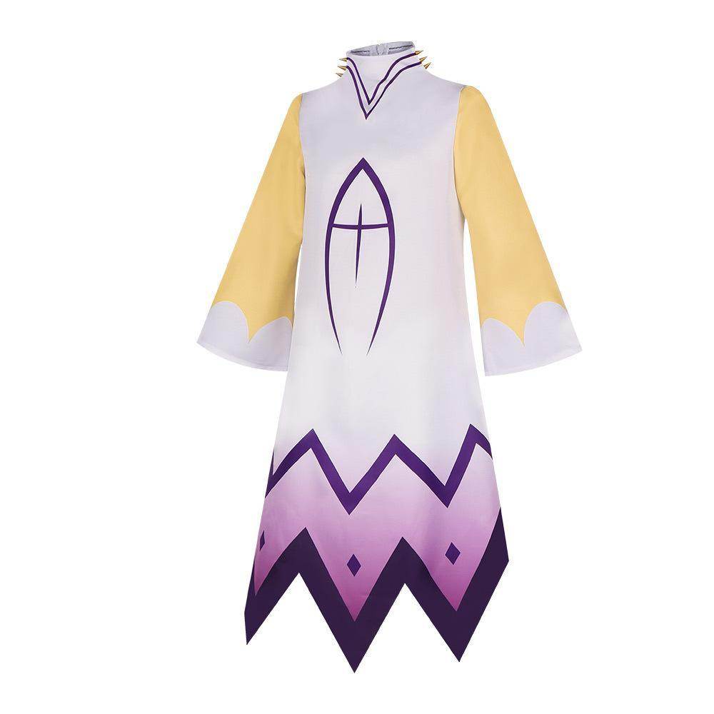 Hazbin Hotel Adam Cosplay Adam Robe Gloves Outfit Halloween - zzcosplay