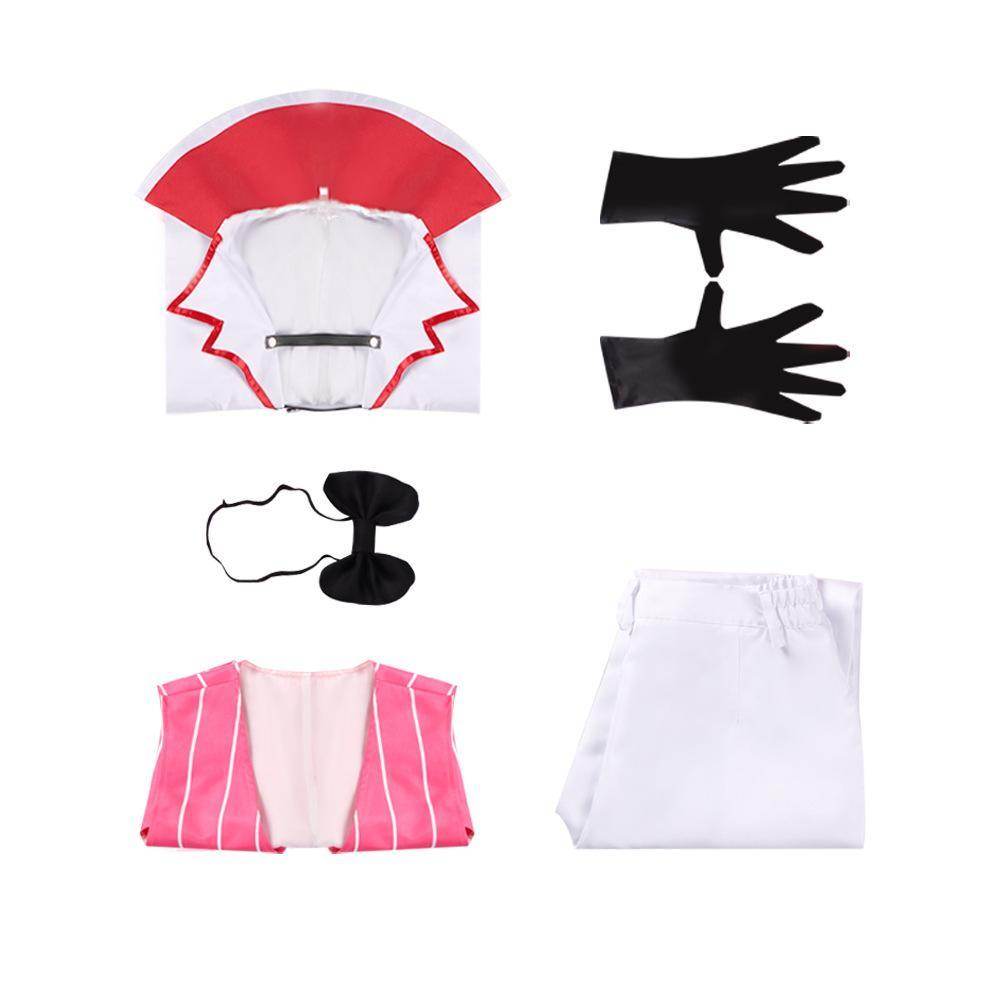 Hazbin Hotel Lucifer Morningstar White Suit Adult Cosplay Costume Carnival - zzcosplay