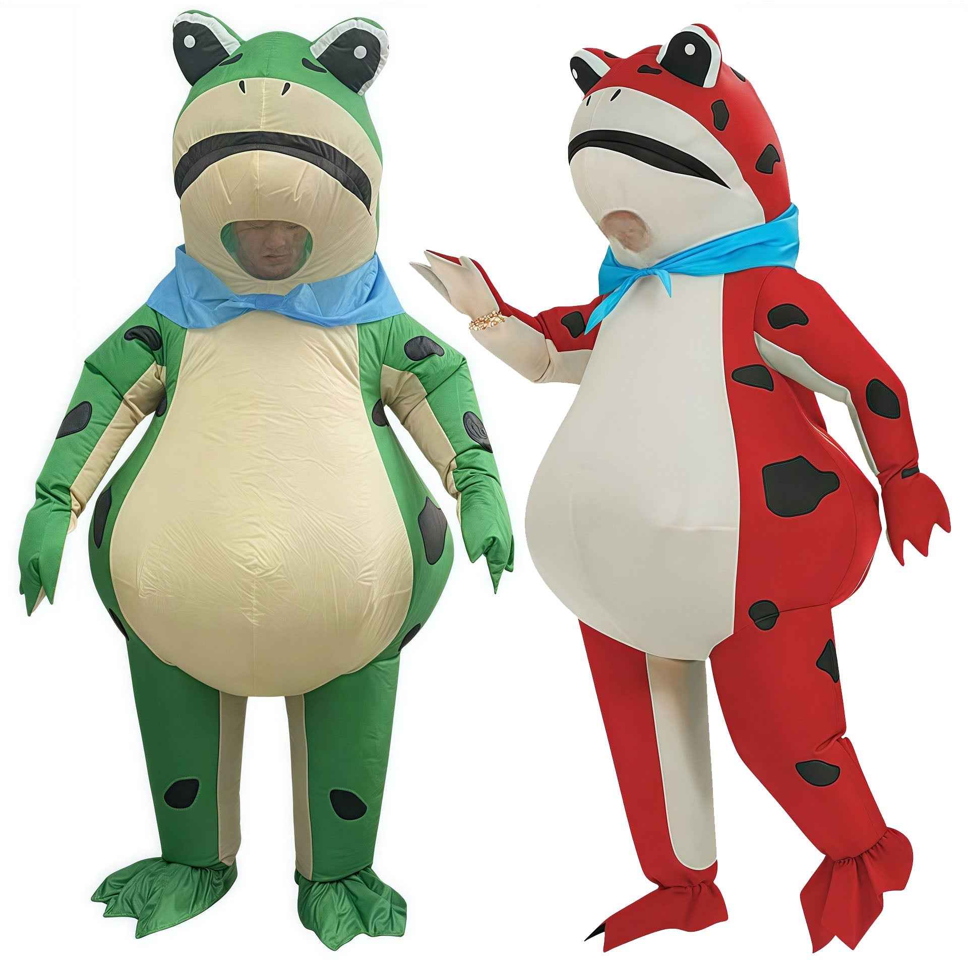 zzcosplay Inflatable Frog Costume for Fun & Parties