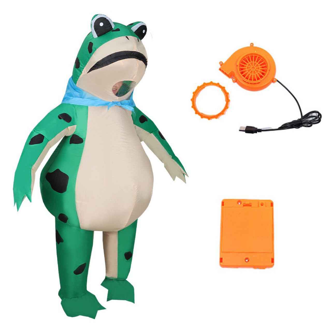 zzcosplay Inflatable Frog Costume Fun Animal Outfit