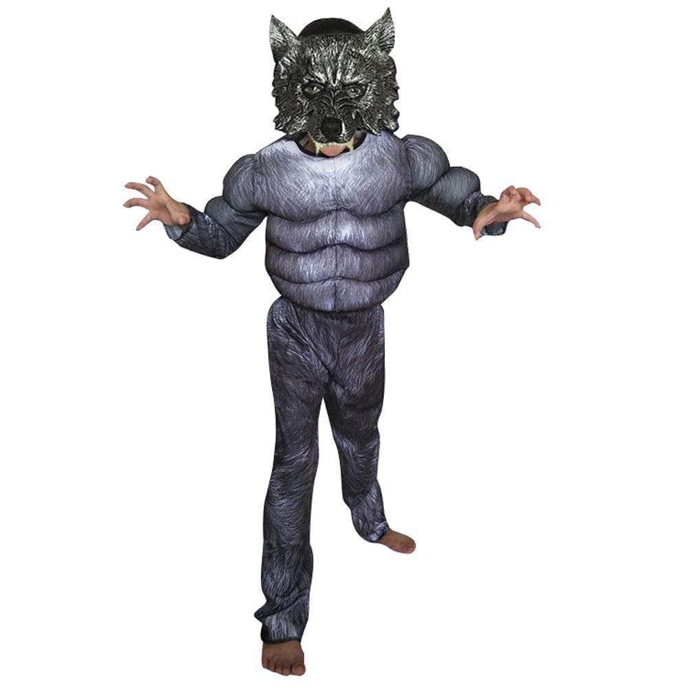 into the woods 1987 wolf costume Masquerade for Adults Halloween - zzcosplay