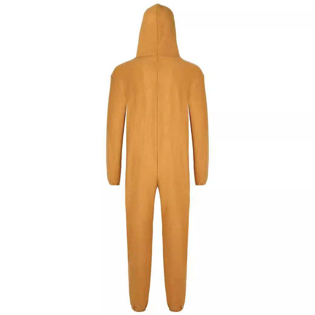 Adult Gingerbread Man Costume Christmas Holiday Hoddie Funny Pajamas - zzcosplay