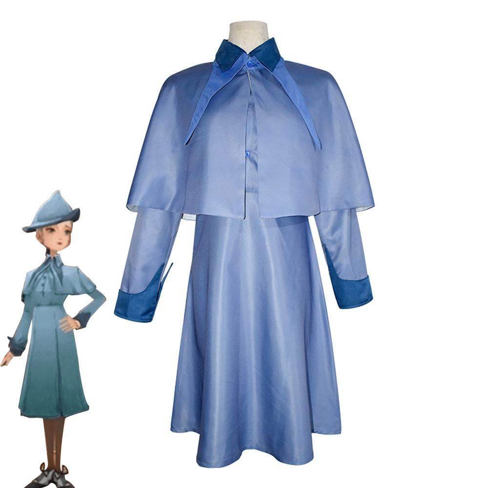 Harry Potter Costume Cosplay Beauxbatons School Uniform Fleur DE Kurt Costume for Girls Women - zzcosplay