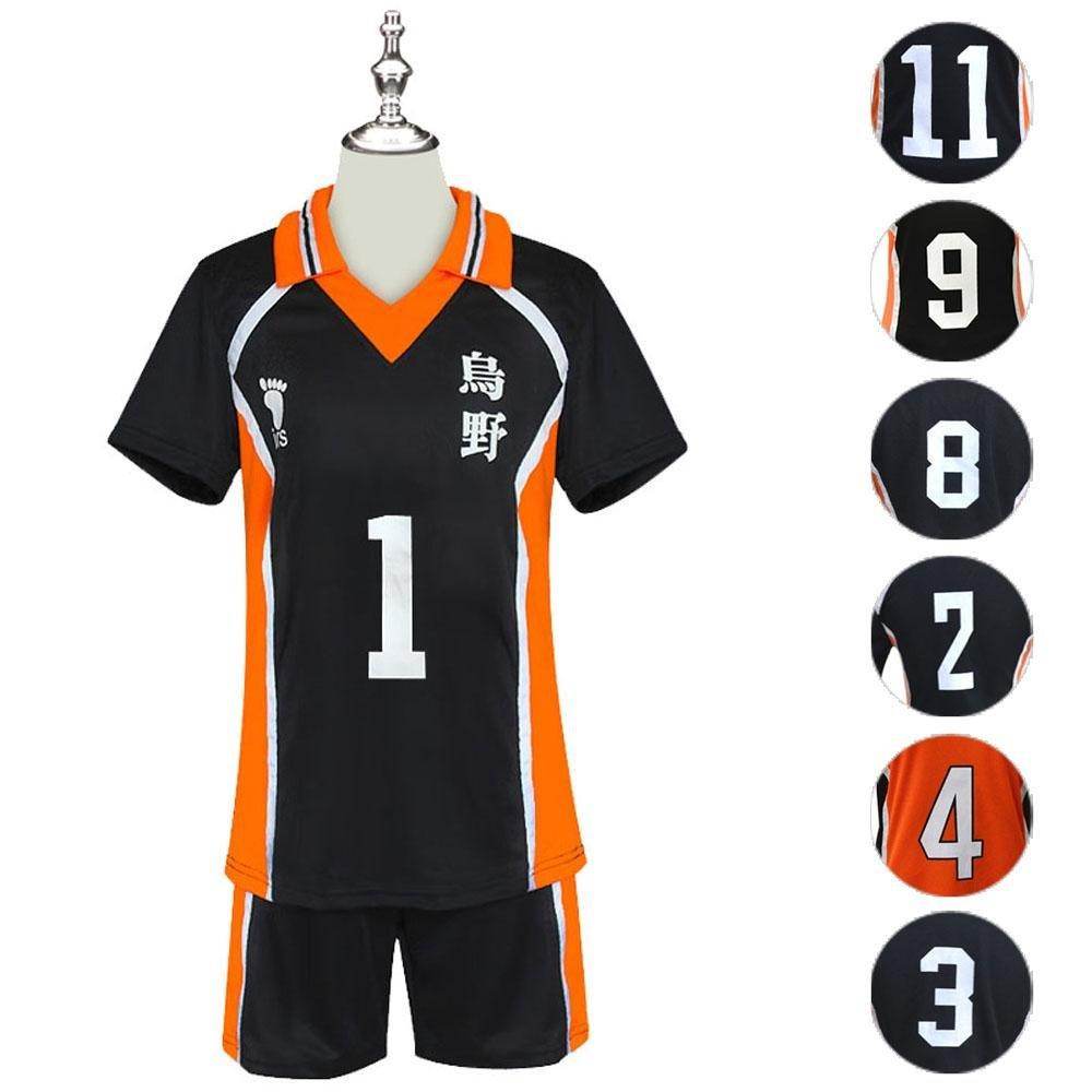 Karasuno Uniforms Anime Haikyu!! Cosplay Costumes Carnival Party Full Set - zzcosplay
