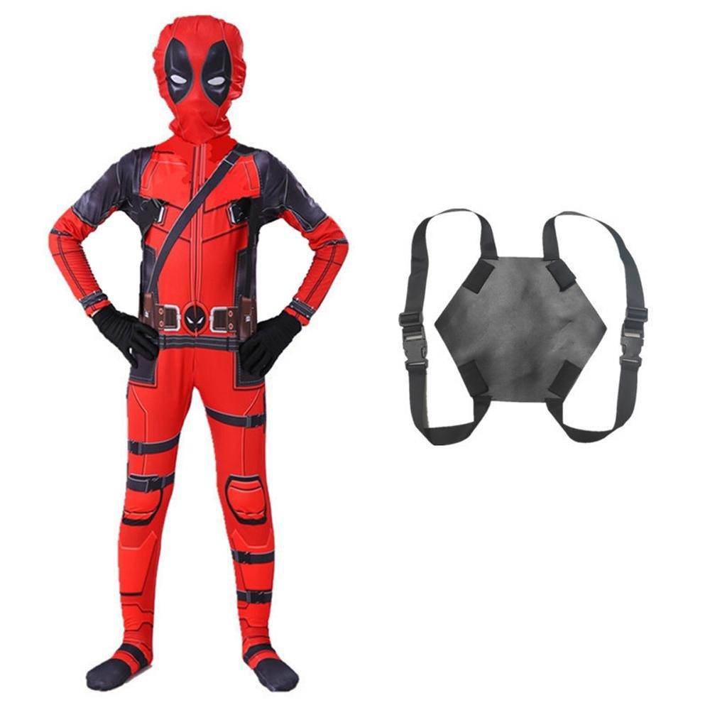 Kidpool Halloween Cosplay Costume Children Deadpool - zzcosplay