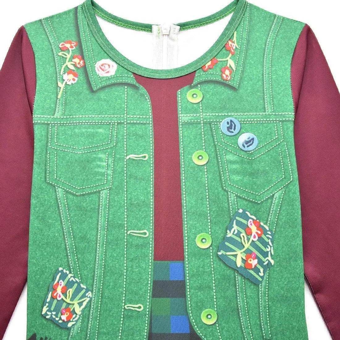 kids College Zombies Cosplay Zentai Suit Costume Children Jumpsuit Bodysuit Outfits - zzcosplay