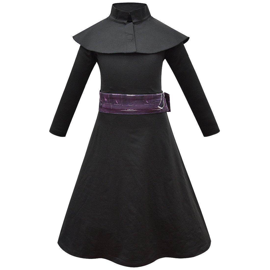 Kids Plague Doctor Cosplay Costume Long Robe Cape Outfits Steampunk Plague Doctor Cosplay Dress - zzcosplay