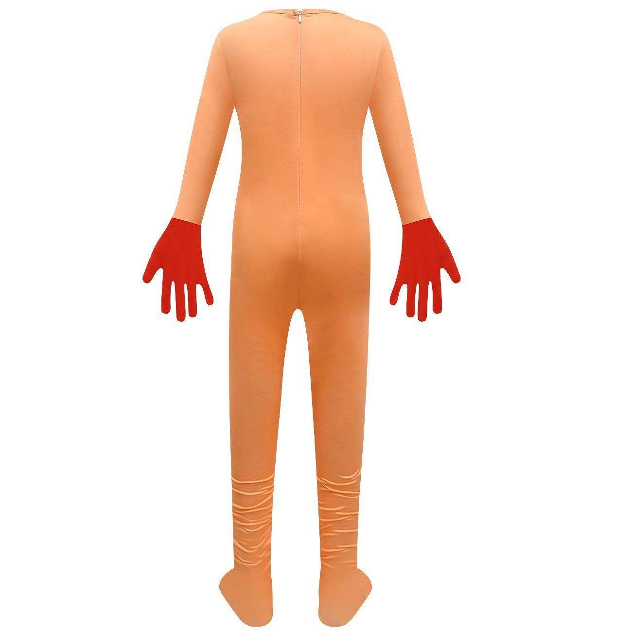 Kids' Smiling Critters Horror Jumpsuit Scary Animal Role Play Costume with Bag - zzcosplay