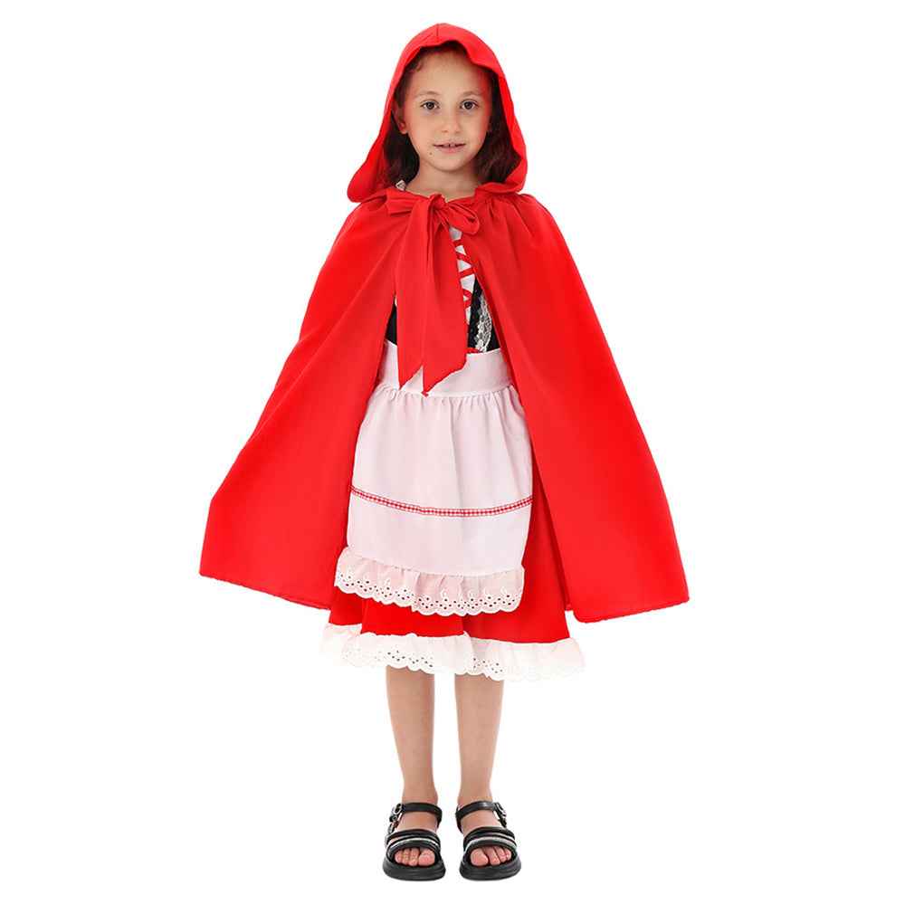 zzcosplay Little Red Riding Hood and Big Bad Wolf Costumes for Kids
