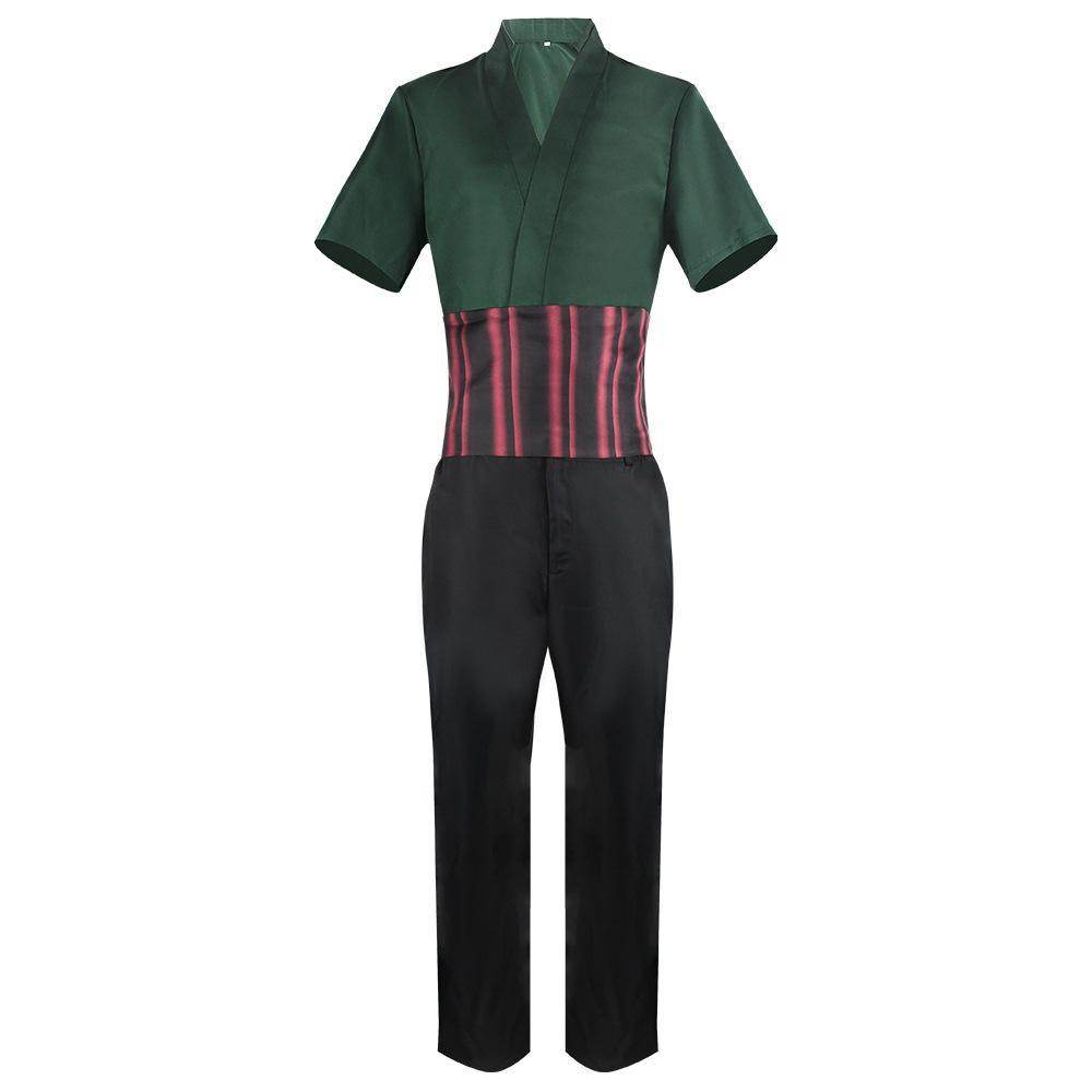 live Movie One Piece Roronoa Zoro Cosplay Costume Whole Set - zzcosplay