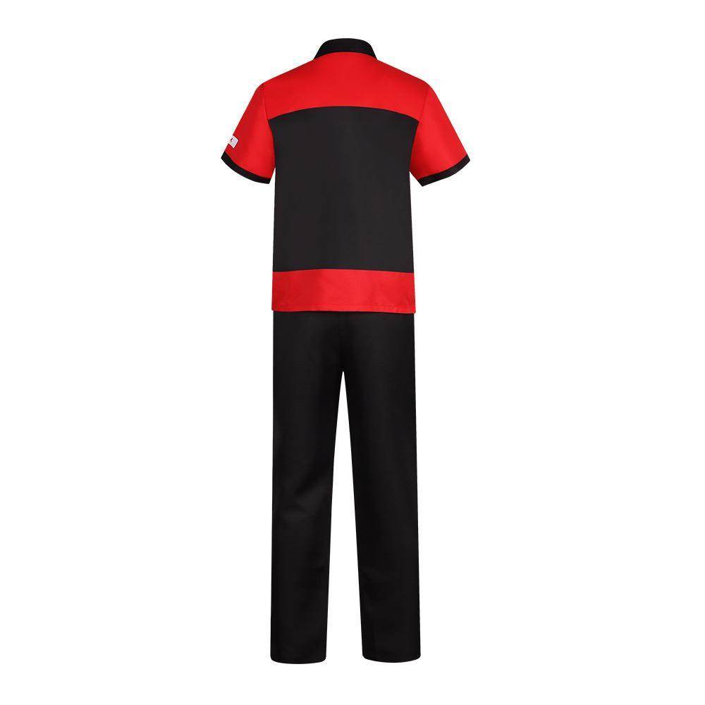 Manny's Burger Shop Clerk Cosplay Costume Bryan Tyler Employee Uniform - zzcosplay