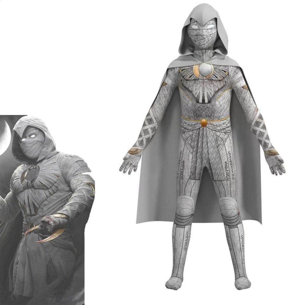 Moon Knight Drax Cosplay Costume Halloween Jumpsuit Outfit Suit Dress Up For Kids - zzcosplay