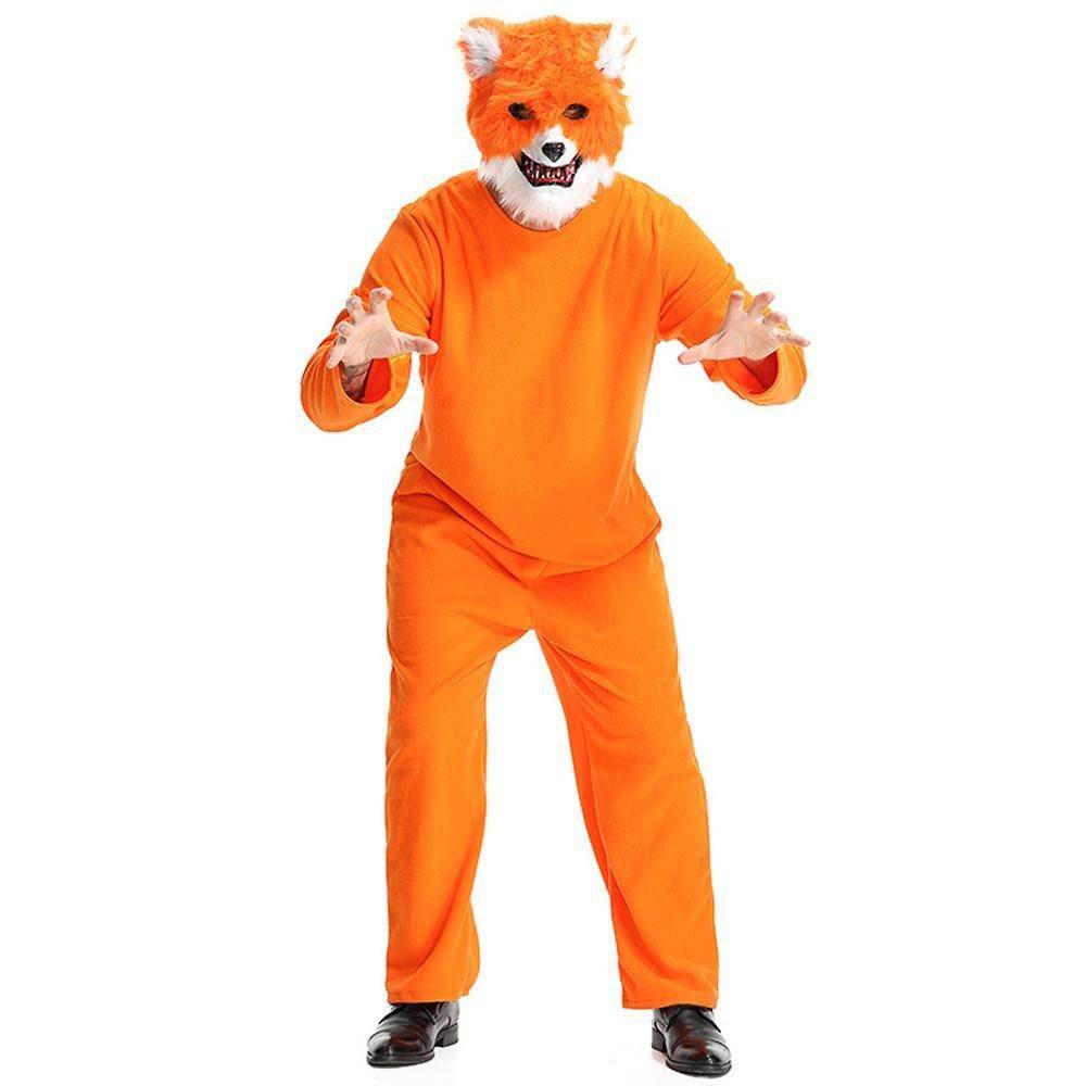 Mr. Sly Fox Animal Adult Jumpsuit Cosplay Costume Carnival - zzcosplay