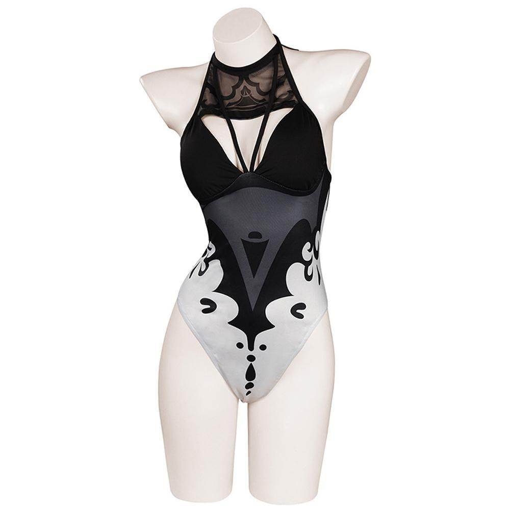 NieR Automata YoRHa No.2 Swimsuit Cosplay Costume Swimwear Outfits - zzcosplay